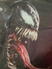Happy 9th Birthday Fabric Banner Venom 3×5 Feet