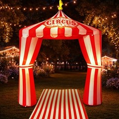 10ft Carnival Circus Tent Party Decorations, Circus Inflatables Tent Party Set