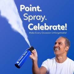 Blue Smoke Bomb Powder Cannon – Biodegradable Gender Reveal Fire Extinguisher
