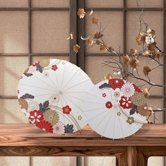 10 Pack Paper Umbrellas, 12″ 16″ Decorative Oil Parasol for Crafts