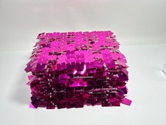 24PCS Hot Pink Shimmer Wall Backdrop Panels 4x6FT Party Decoration Set