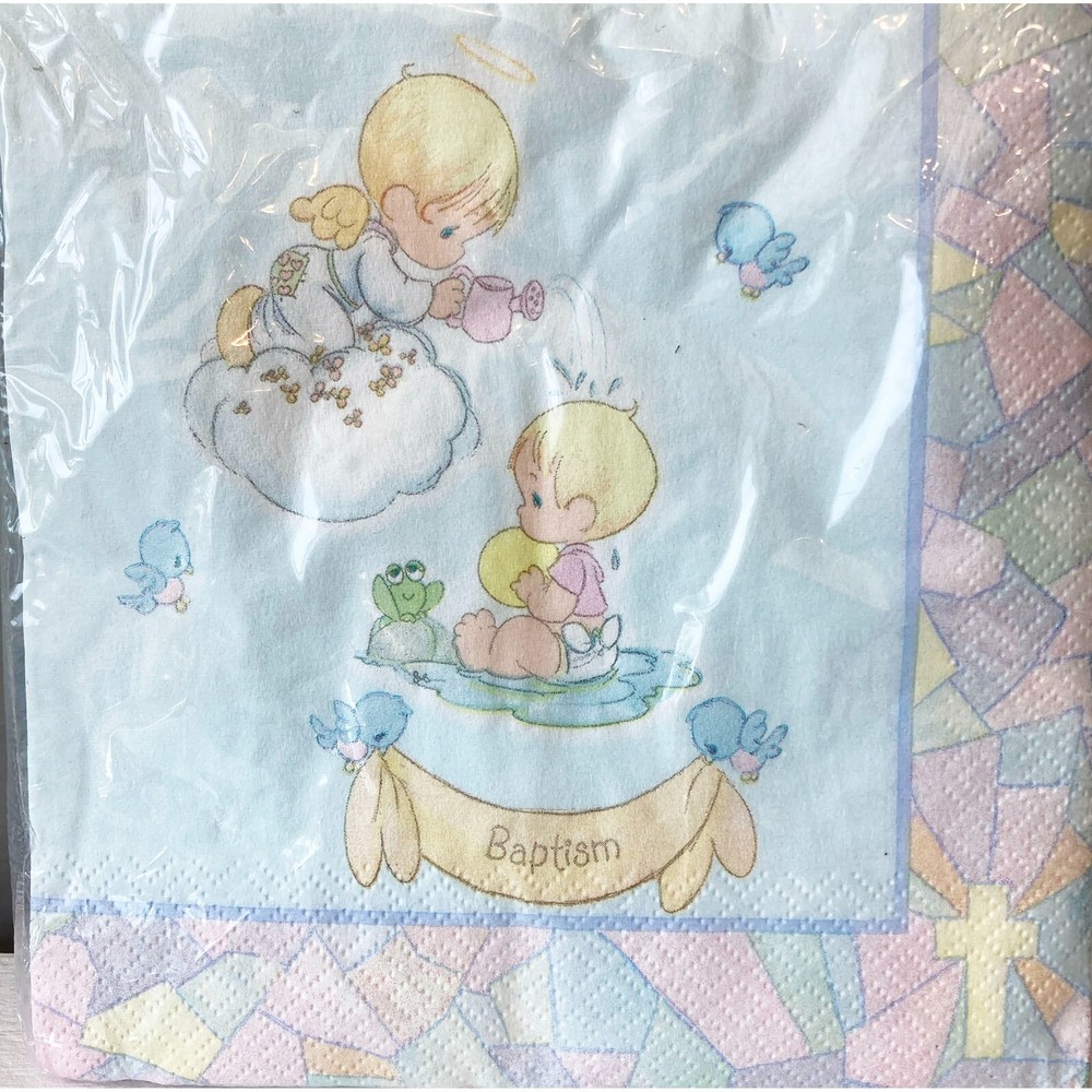 Hallmark Precious Moments Lunch Baptism Kids Party 16 Per Package New