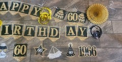 60th birthday party decorations