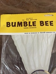 Large Vintage Bumble Bee Honeycomb Party Decoration New in Package Amscan 16″