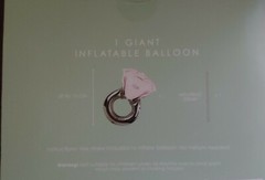 Bnip Bridal Shower Inflatable Engagement Ring