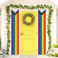 Nepnuser Progress Pride Porch Banner 12*71 inches (30*180 cm),