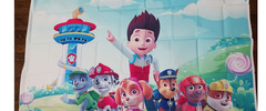 Paw Patrol Happy Birthday Backdrop new in package 3 ft x 5 ft