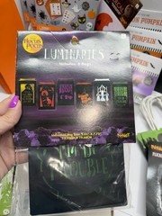 Halloween Party Decor Lot Pumpkins Witch Yard Luminaries Treat Bags Tattoos Saw