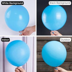 Light Blue Balloons 127 pcs Different Sizes of 36 18 12 10 5 127PCS Blue-y4