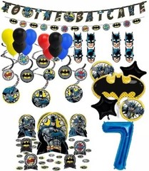 Batman Birthday Party Decorations Jumbo DoubleBanner Balloons 1 to 9 HeroesUnite