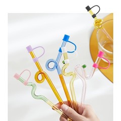 6-Pack 0.4in/10mm Straw Toppers, for Stanley Straw Covers Cap for Tumblers fo…