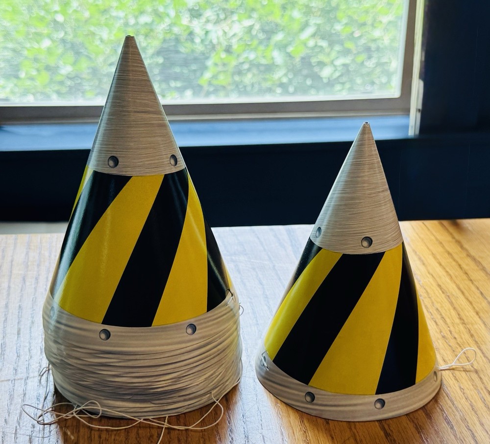 Set Lot of 17 Construction Cone Party Hats Birthday Favor Supplies Decor NEW
