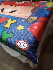 Mario Happy Birthday Tapestry Backdrop Banner 70 X 47 Inches Party Supplies
