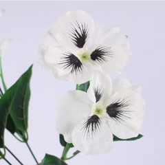 36cm Artificial Pansies Silk Flower Stems for Landscape and Venue Decor
