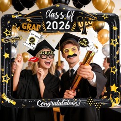 2026 Graduation Photo Booth Props Set Including Inflatable Photo Booth Frame …
