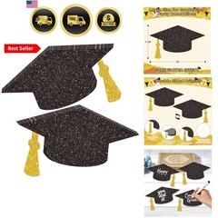 DIY Large 7″x12″ Graduation Cap Cutouts Party Decorations Set, 24 Graduation …