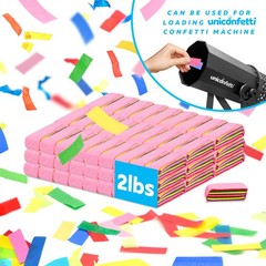 Multicolor Confetti Paper 2.2lbs Biodegradable Non-Staining Fire-Resistant