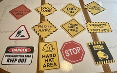 Construction Party Decorations 22 Pieces Construction Birthday Party Supplies