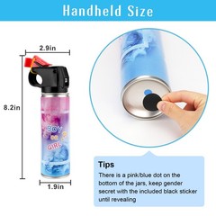 Gender Reveal Fire Extinguisher 2 Packs, Gender Reveal Smoker Bomb BLUE