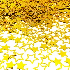 Confetti Star Glitter Table Scatter Metallic Birthday Wedding 2 Size Gold