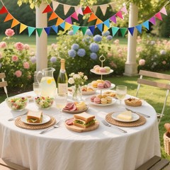 Banderines de colores con cinta de 2,5 m para decoración de fiestas cumpleaños