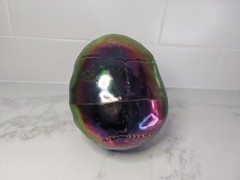 Halloween Skull Oil Slick Multicoloured Crazy Bonez Halloween Decor Prop