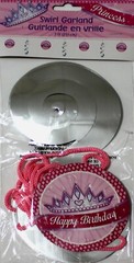 *NEW* 5 Piece SET – PINK PRINCESS HAPPY BIRTHDAY PARTY – FAST SHIPPING