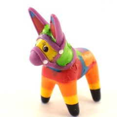 Miniature DONKEY PINATAS Cinco de Mayo Fiesta Party Favor Plastic