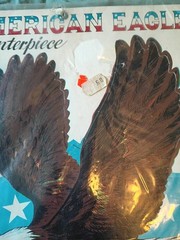 NOS Sealed 1970s Beistle American Eagle Patriotic Centerpiece Shippensburg PA US