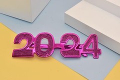 4PCS 2024 Plastic Glasses Happy New Year’s Eve Glasses Graduation 2024 Class …