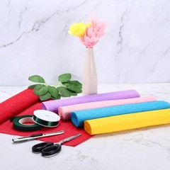 Crepe Paper 20 Inch Wide x 8 Ft Long White Crepe Paper Roll for DIY Art Paper…