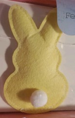 My Mind’s Eye 6 Ft. Puffy Easter Bunny Rabbits Spring (12ct) Felt Banner