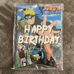 Anime Naruto Birthday Party Suppplies Balloon Banner Cupcake Toppers Cake Topper