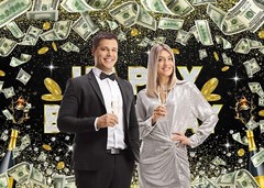 8x6ft Money Backdrop Money Birthday Backdrop Money Party Background Dollar Bill