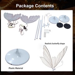 2PC LED Light Wedding Butterfly Floor lamp Creative Butterfly Ceiling Lamp Props