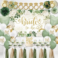 Sage Green Bridal Shower Decorations,Bachelorette Party Decorations, Bride to…