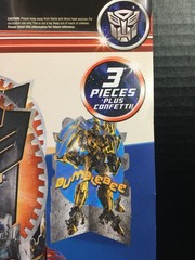 Transformers 3 Table Centerpieces + 20 Confetti Pieces Party Decor New 2011