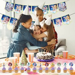 Anime Sailor Moon Birthday Party Decor,Balloon Banner Cake Toppers Set US Seller