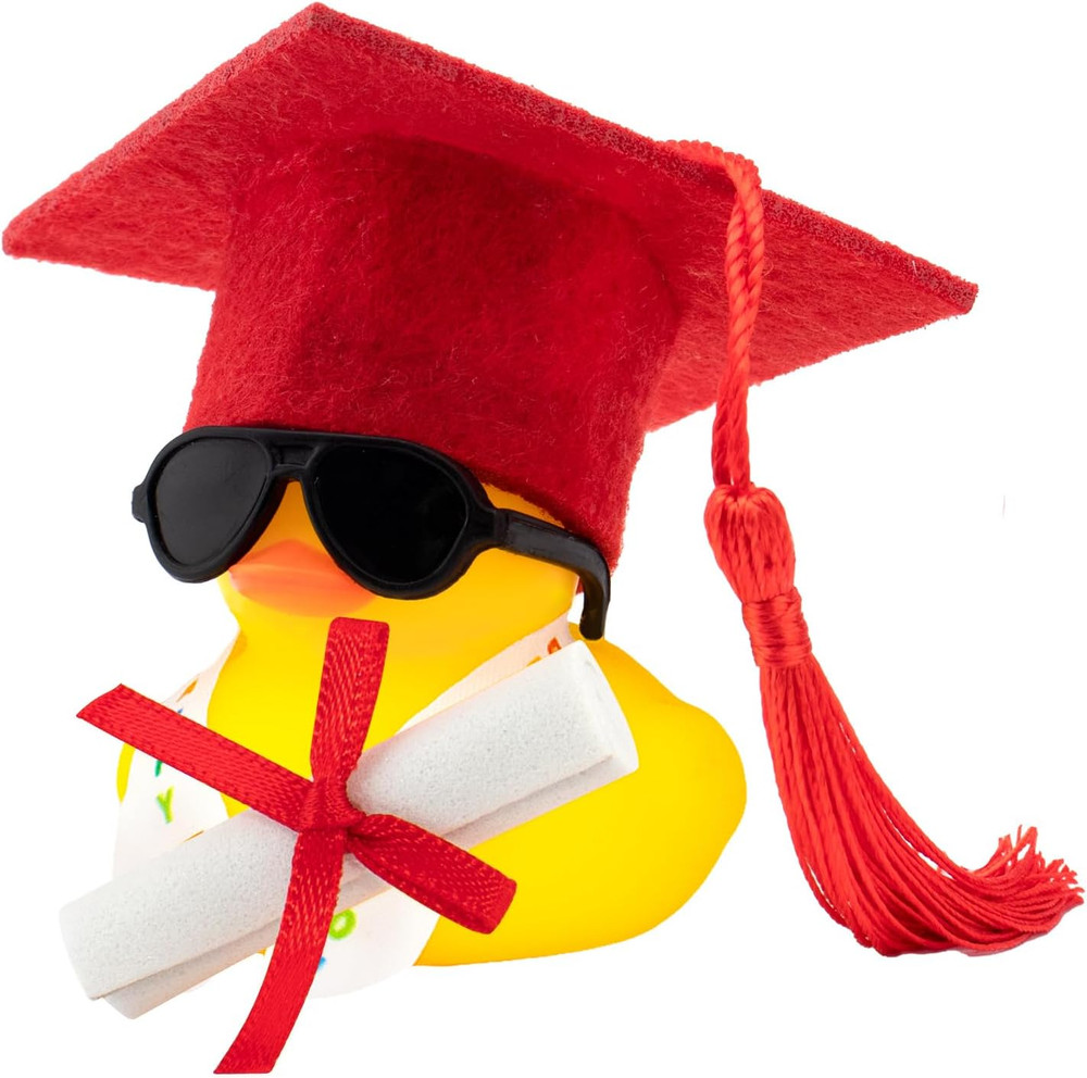 Rubber Duck Car Decoration Color Graduation Gift, Graduation Sash Certificate fo