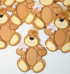 10 FOAM Bear PARTY FAVORS Teddy Bear BABY SHOWER Birthday Foam Decoration 7″