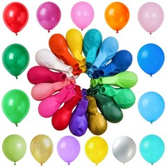 440 Pcs Rainbow Balloons 12 Inch 15 Colors – Thick Latex Colorful Assorted Bu…