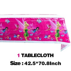 TinkerBell Birthday Party Supplies Set Plates Cups Tablecloth Napkins