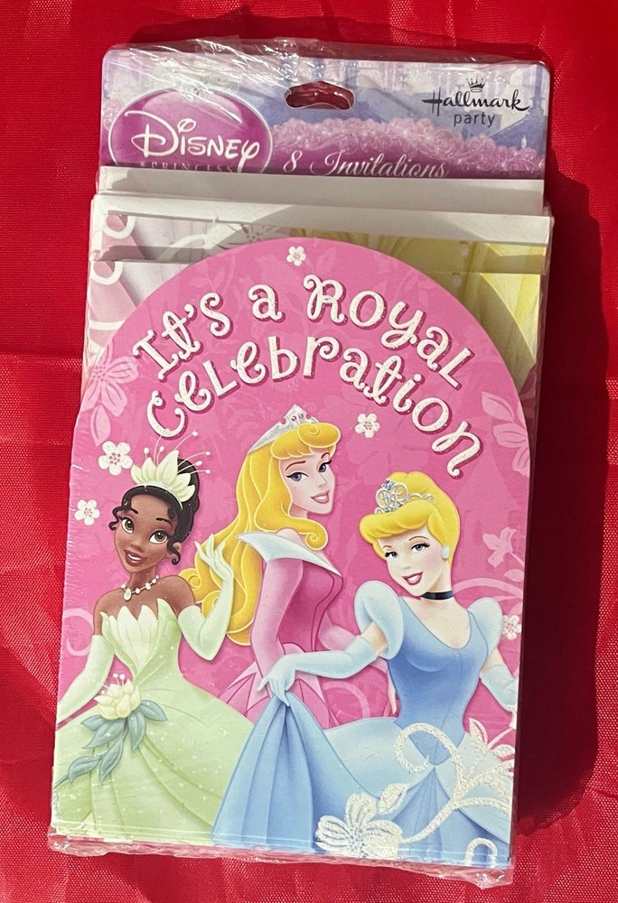 Disney Princess Birthday Invitations 8 Count With Thank You Cards Included