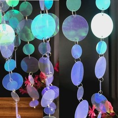 1meter Large Sequin Chain Shiny Decorative Strip Birthday Festival Party Pendant