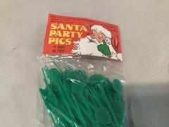 Vintage 1970’s Tuttle Press Santa Party Pics Christmas party supplies