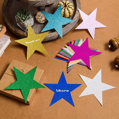 120 Pcs Glitter Star Cutouts Paper Star Confetti Cutout Assorted Color Glitter S