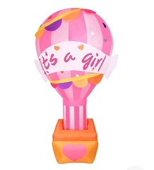«It’s a Girl» New Baby Balloon Inflatable Baby Shower LED Decoration Reveal 10ft