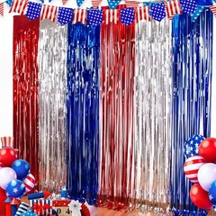 Vibrant American Flag Streamers 2-Pack – Indoor & Outdoor 4th of July Decor