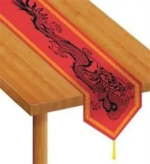 Beistle Dragon Printed Paper Table Runner – Asian | Party | Decoration – 3 pack