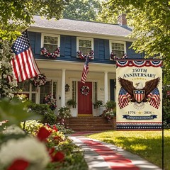 Weather-Resistant 250th Anniversary Flag – Perfect for Patriotic Celebrations
